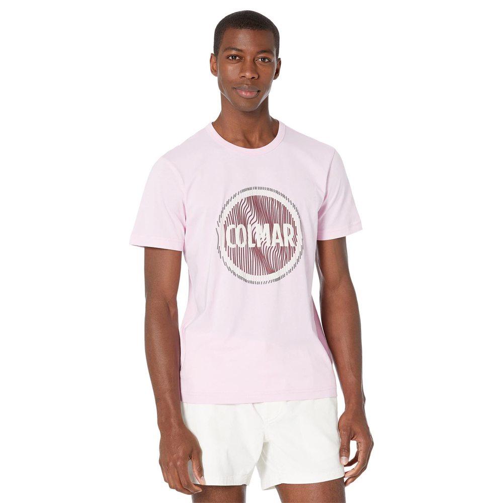 COLMAR 3-D Print Short Sleeve Jersey T-Shirt Jelly Bean 2XL